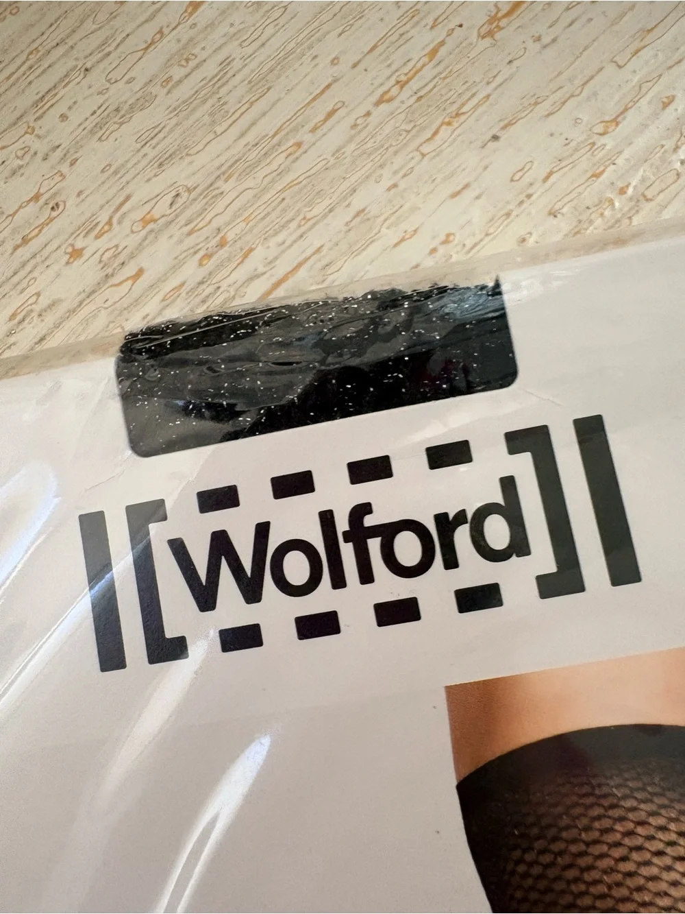 NWT Wolford Night Sparkle Tights Black/Silver Size S